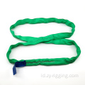 2 ton Green Round Sling Polyester Webbing Sling